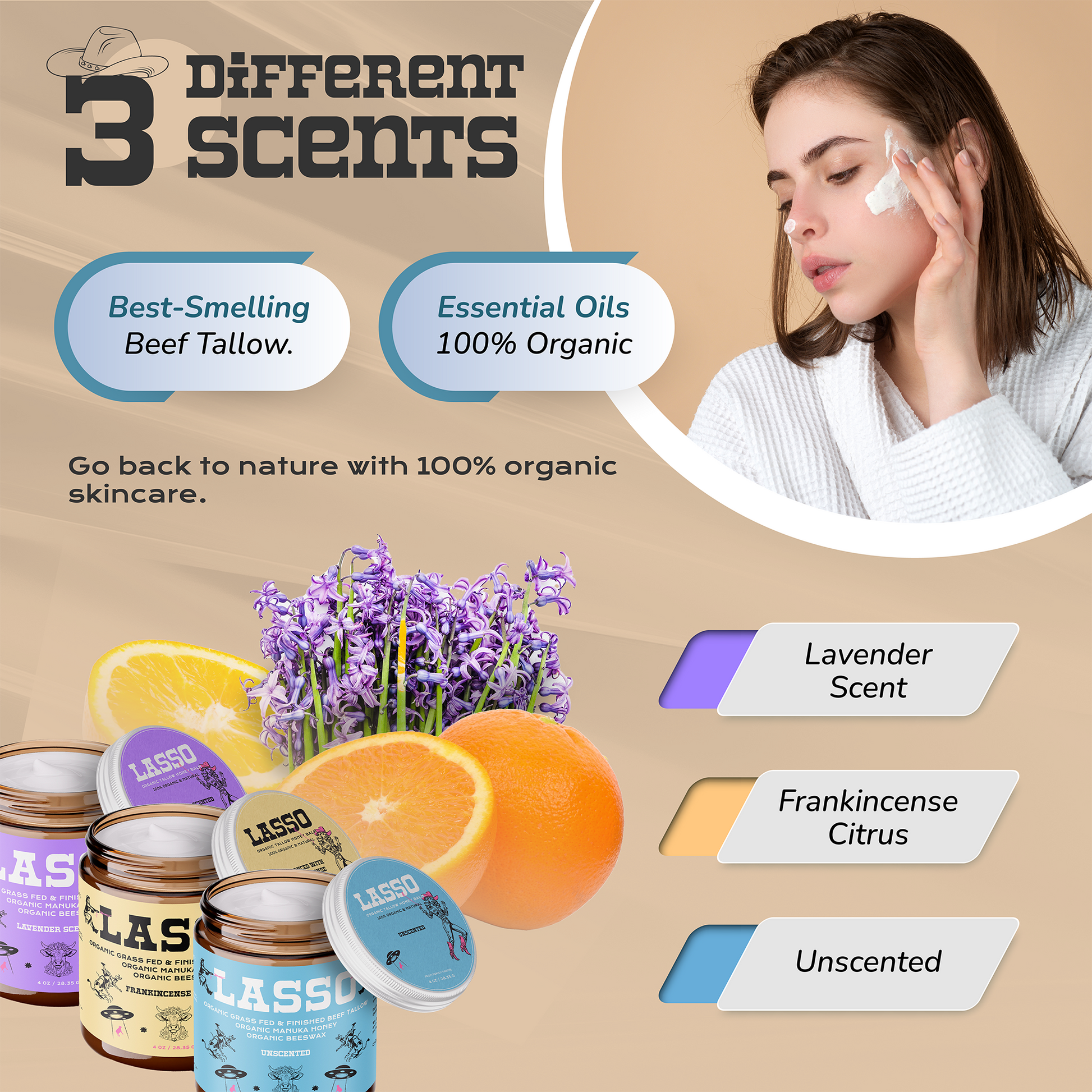 organic grass-fed beef tallow balm