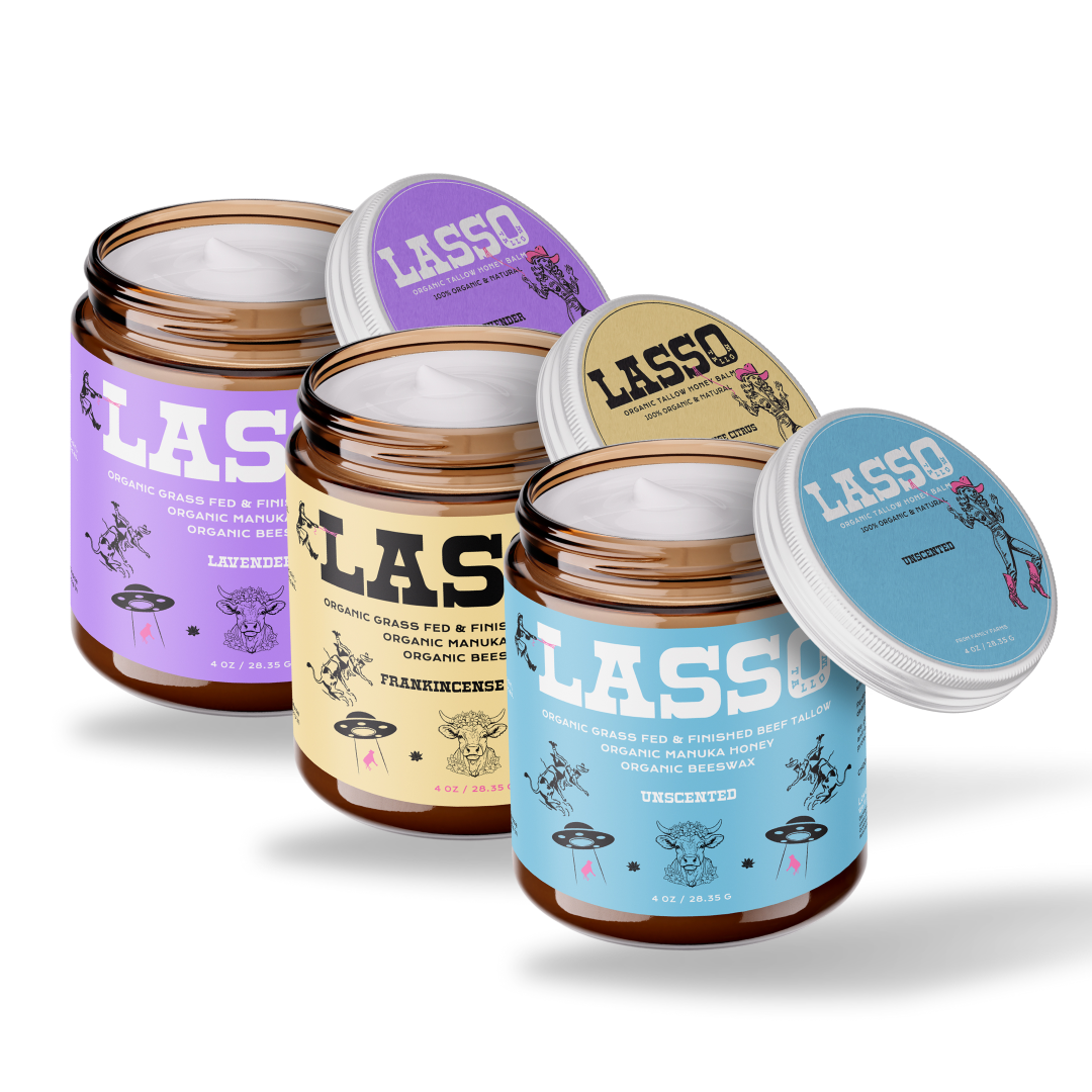 LASSO TALLOW Organic Tallow & Manuka Honey Moisturizer