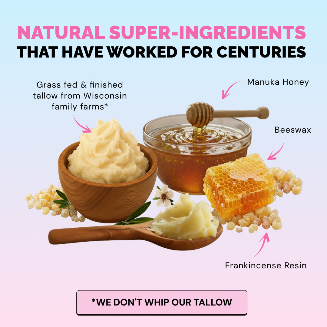 Organic Tallow & Manuka Honey Moisturizer