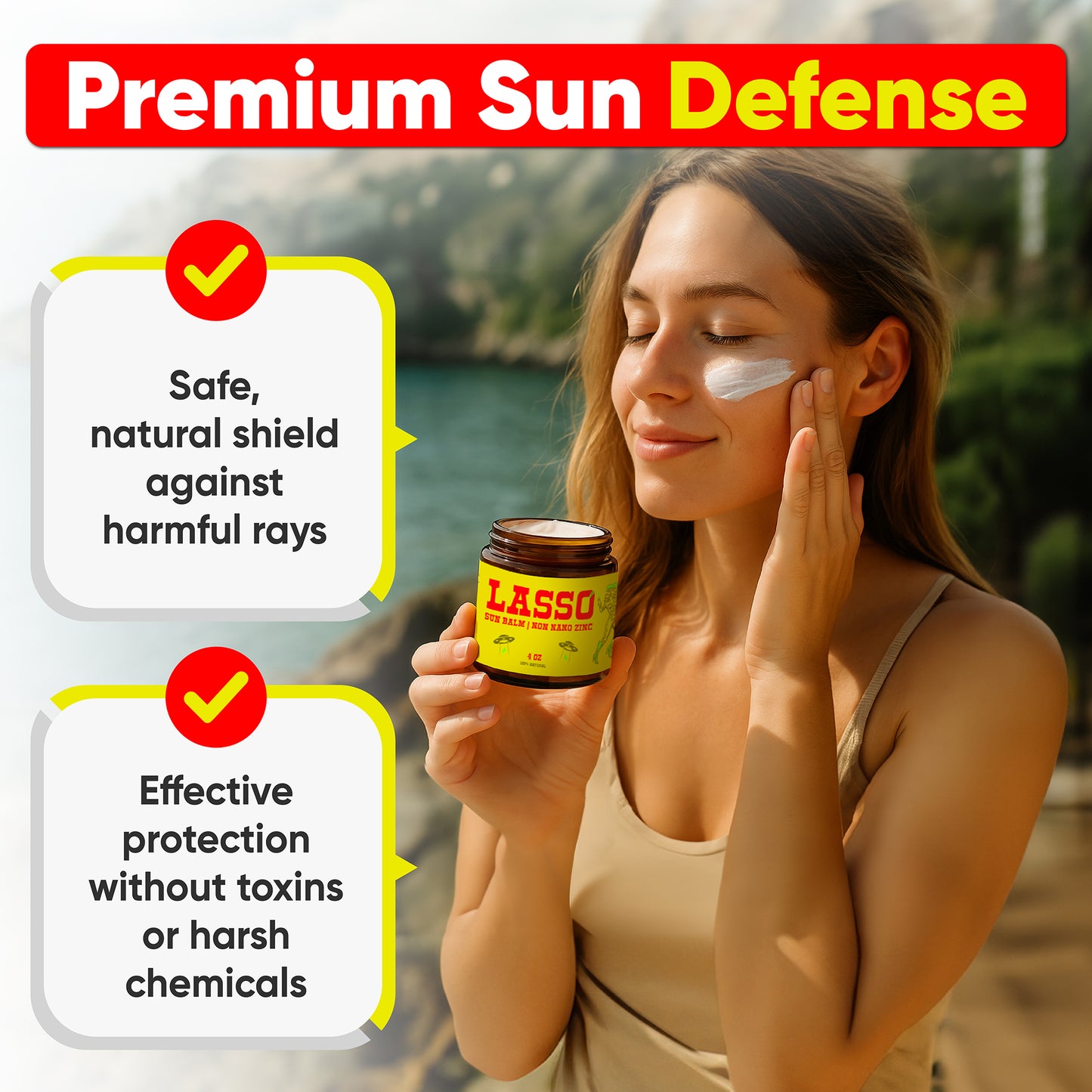 Lasso Zinc Sun Balm – Natural Tallow Mineral Sunscreen