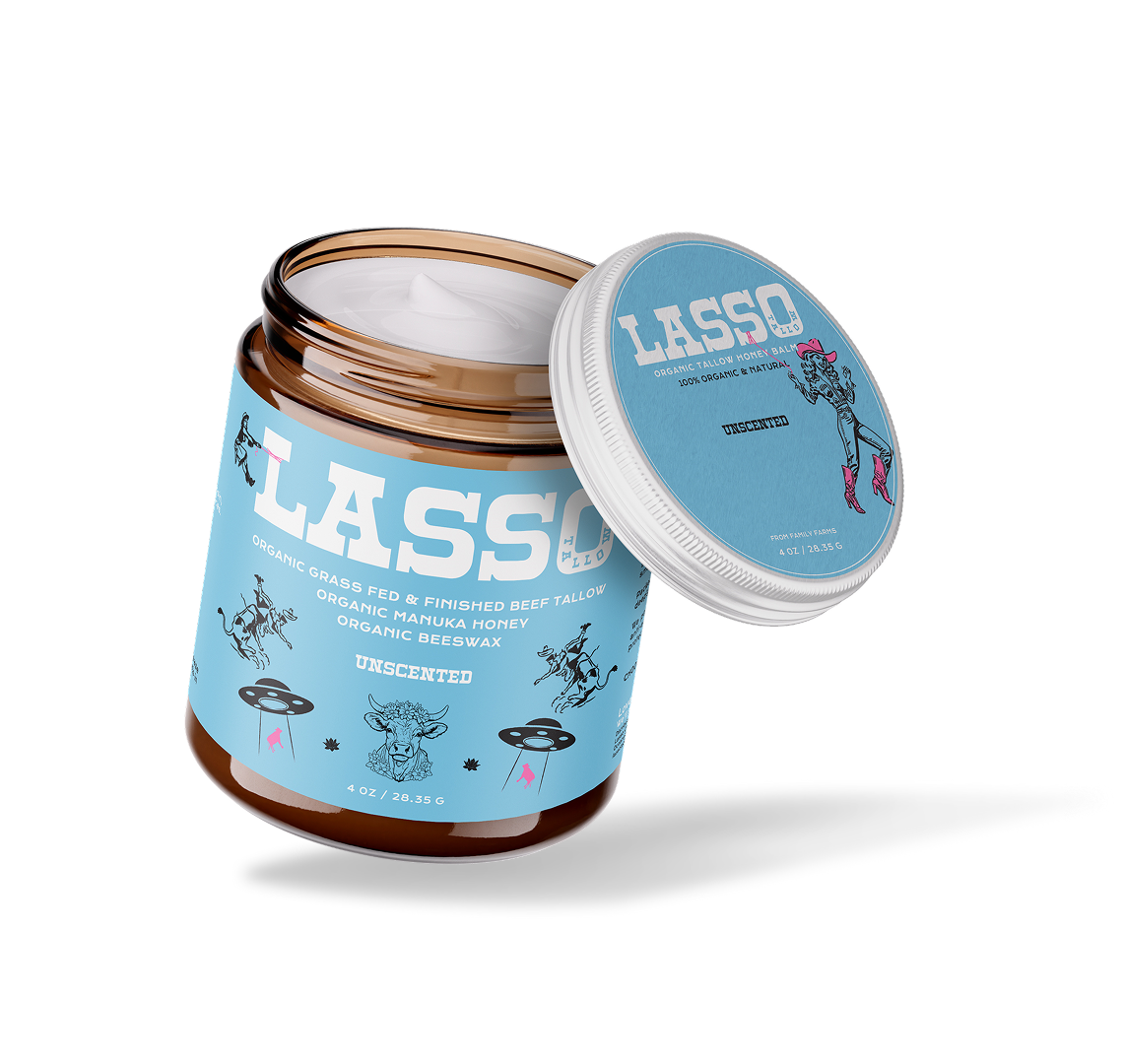 LASSO TALLOW Organic Tallow & Manuka Honey Moisturizer
