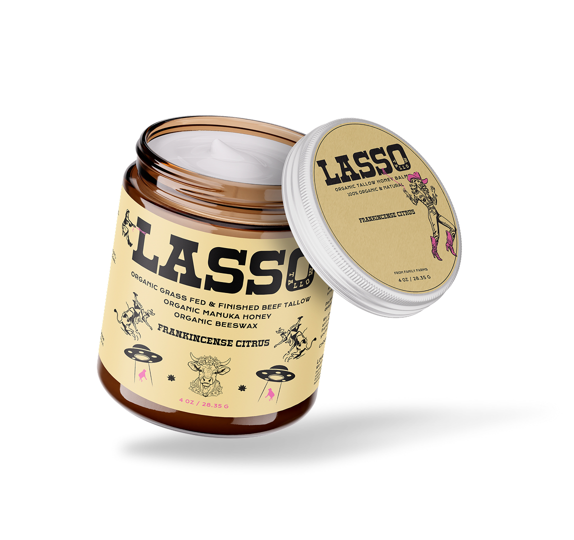 LASSO TALLOW Organic Tallow & Manuka Honey Moisturizer