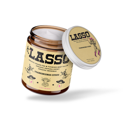 LASSO TALLOW Organic Tallow & Manuka Honey Moisturizer