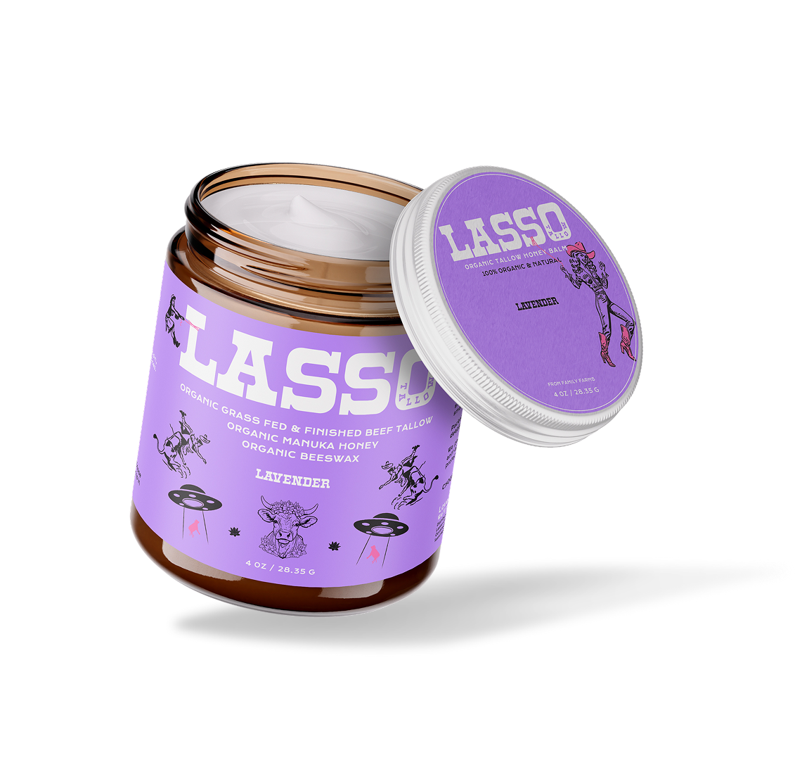 LASSO TALLOW Organic Tallow & Manuka Honey Moisturizer